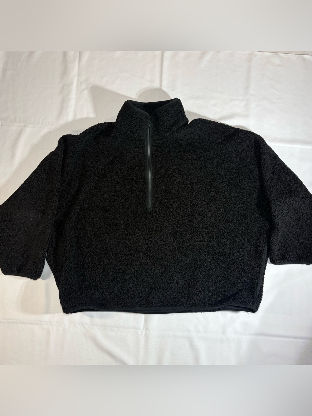 Fear Of God Athletics Hike 1/2 Zip Polar Fleece Pullover Black 2XL